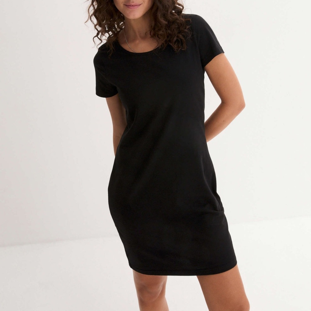 💖NWT LBD🔥 Black Jersey Mini Dress